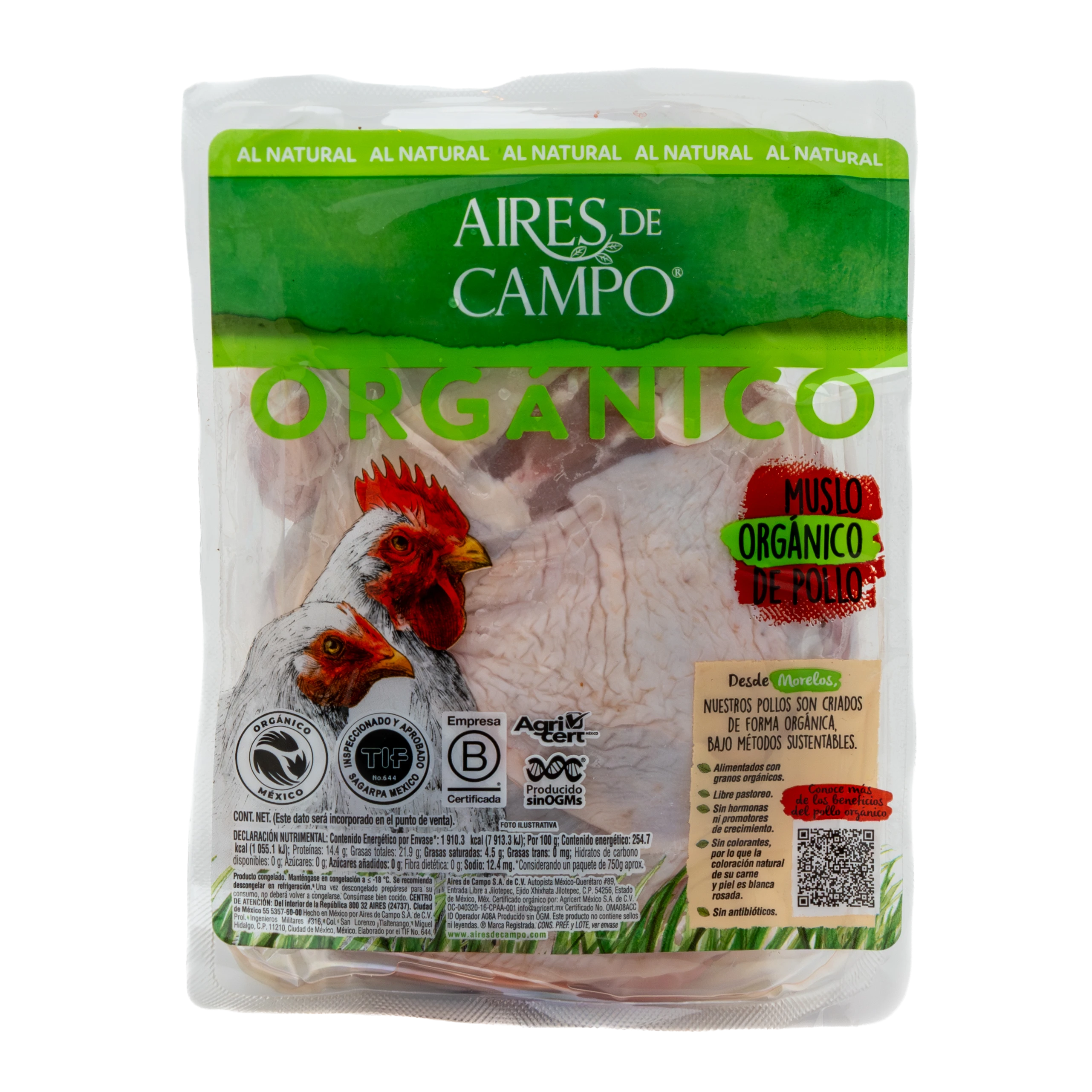 Muslos Org&aacute;nicos de Pollo (KG)