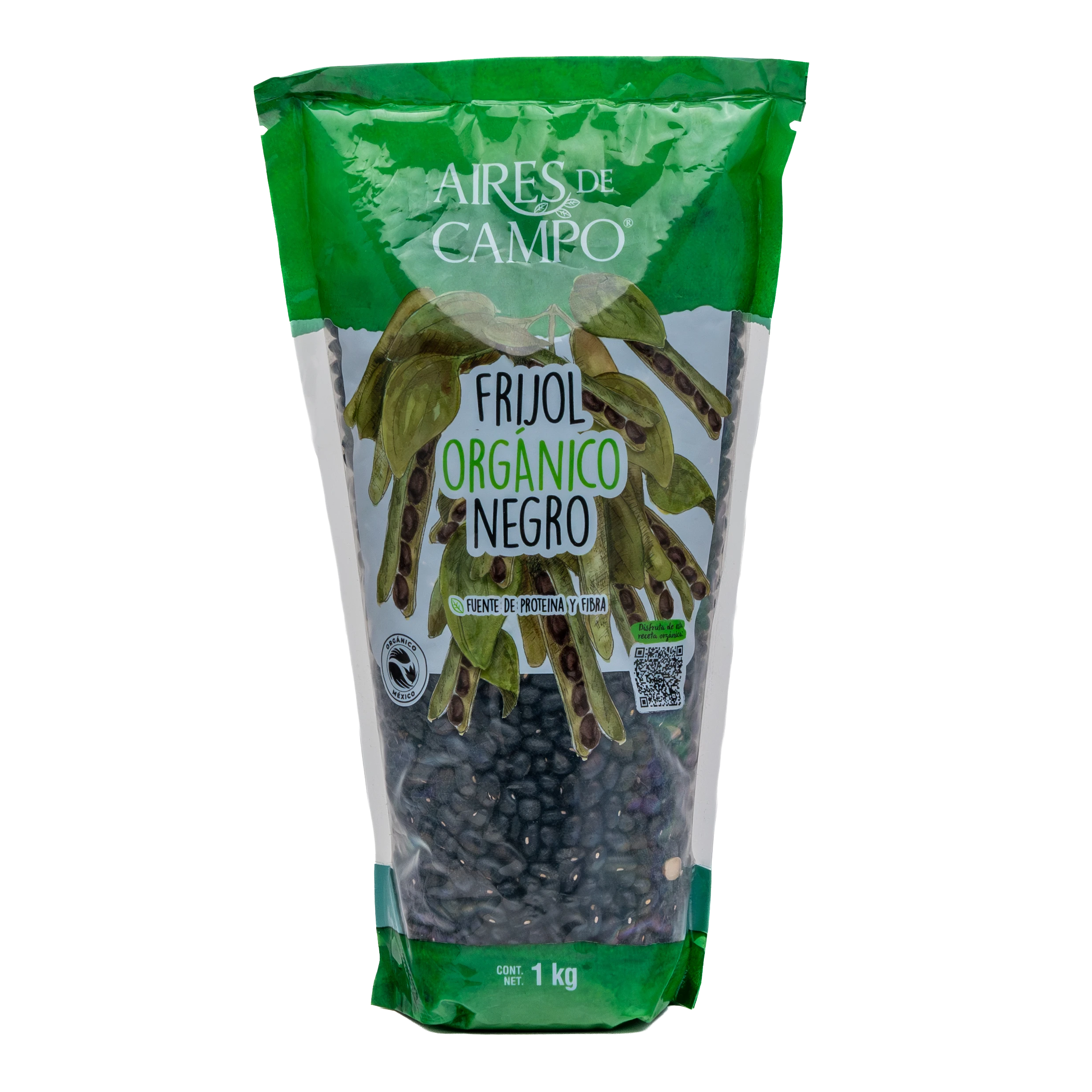 Frijol Org&aacute;nico Negro (1 KG)