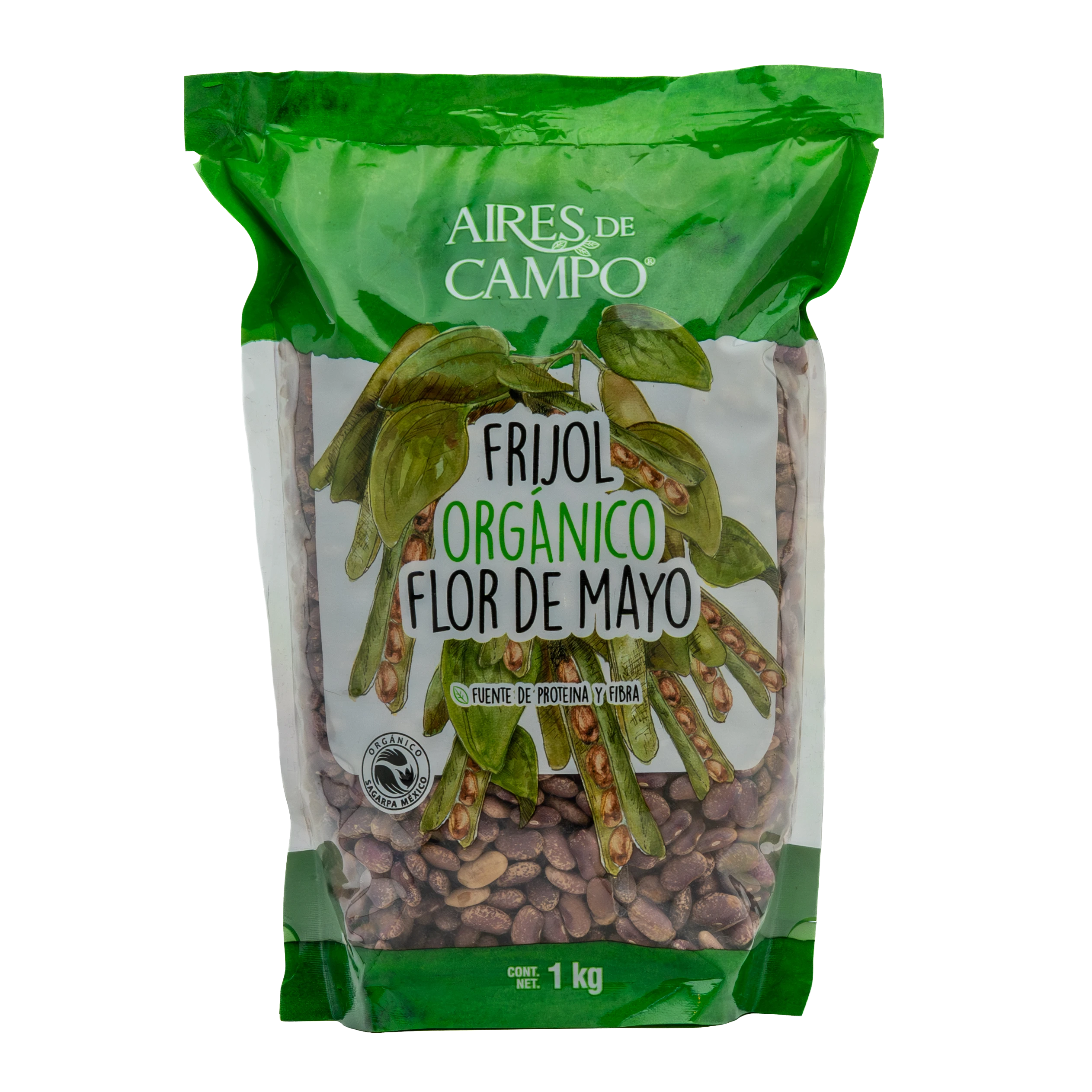 Frijol Org&aacute;nico Flor de Mayo (1 KG)