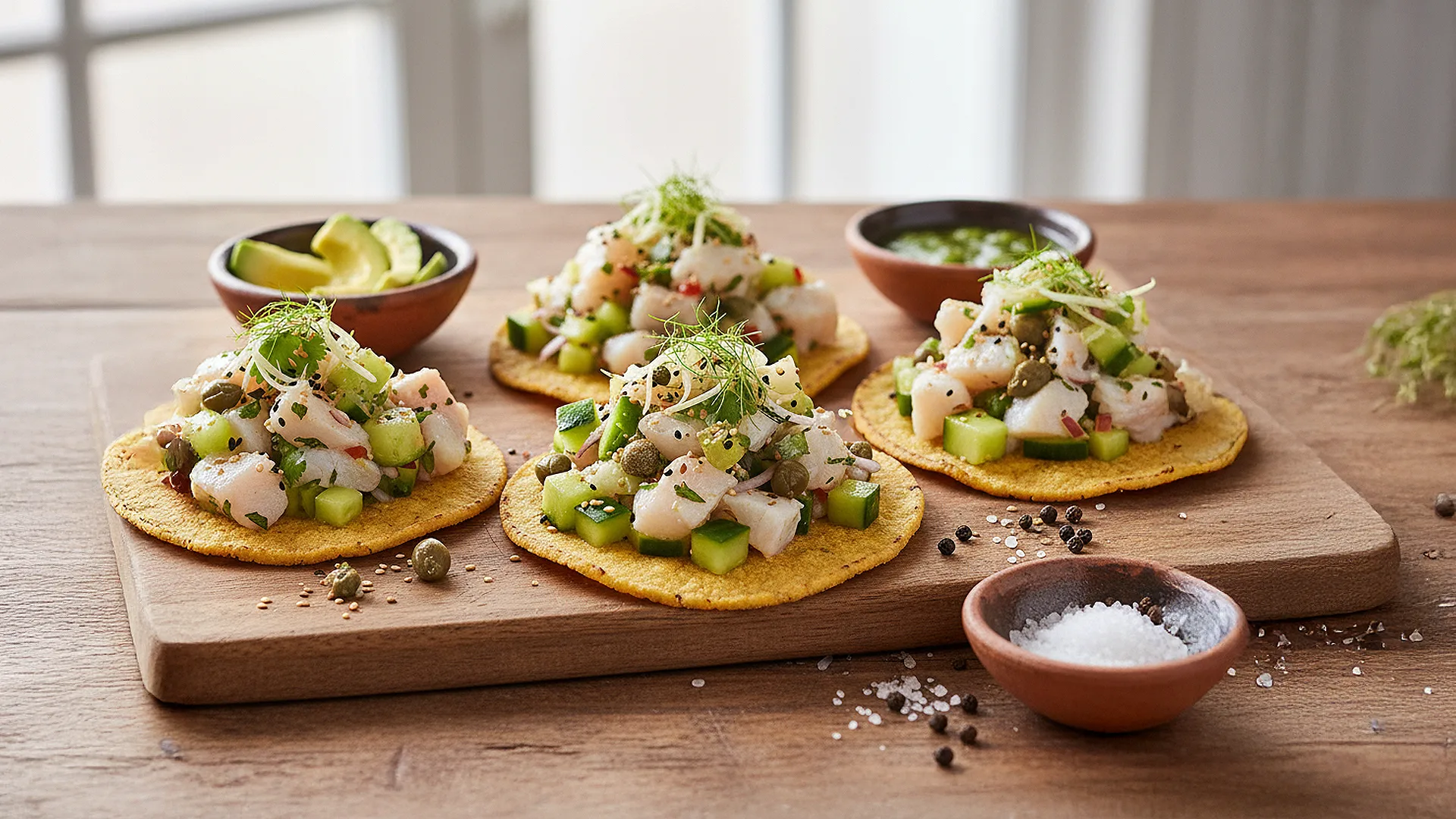 Tostadas de Robalo